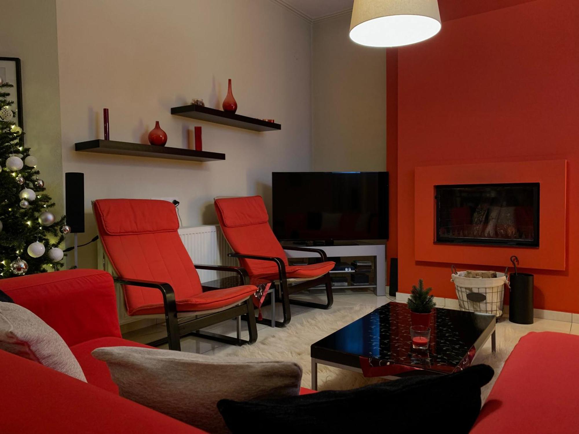Sweet Red Home Tríkala Exteriér fotografie